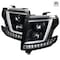 Spec-D Tuning 15-18 Chevrolet Tahoe Projector Headlights- Black 2LHP-TAH15JM-TM - alternate 1